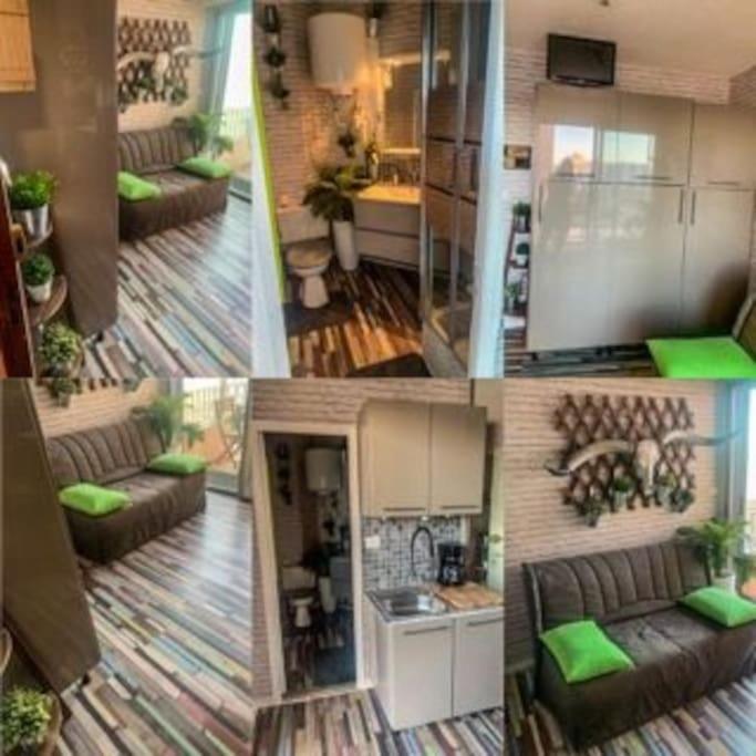 Studio Bord De Mer Plage Barcares Pyrenees O Le Barcarès Eksteriør bilde